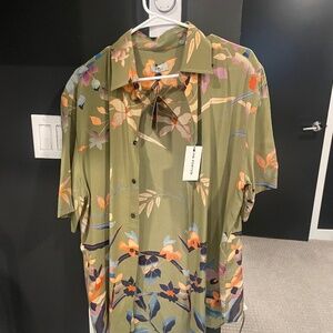 ETRO Floral-Pattern Buttoned Silk Shirt